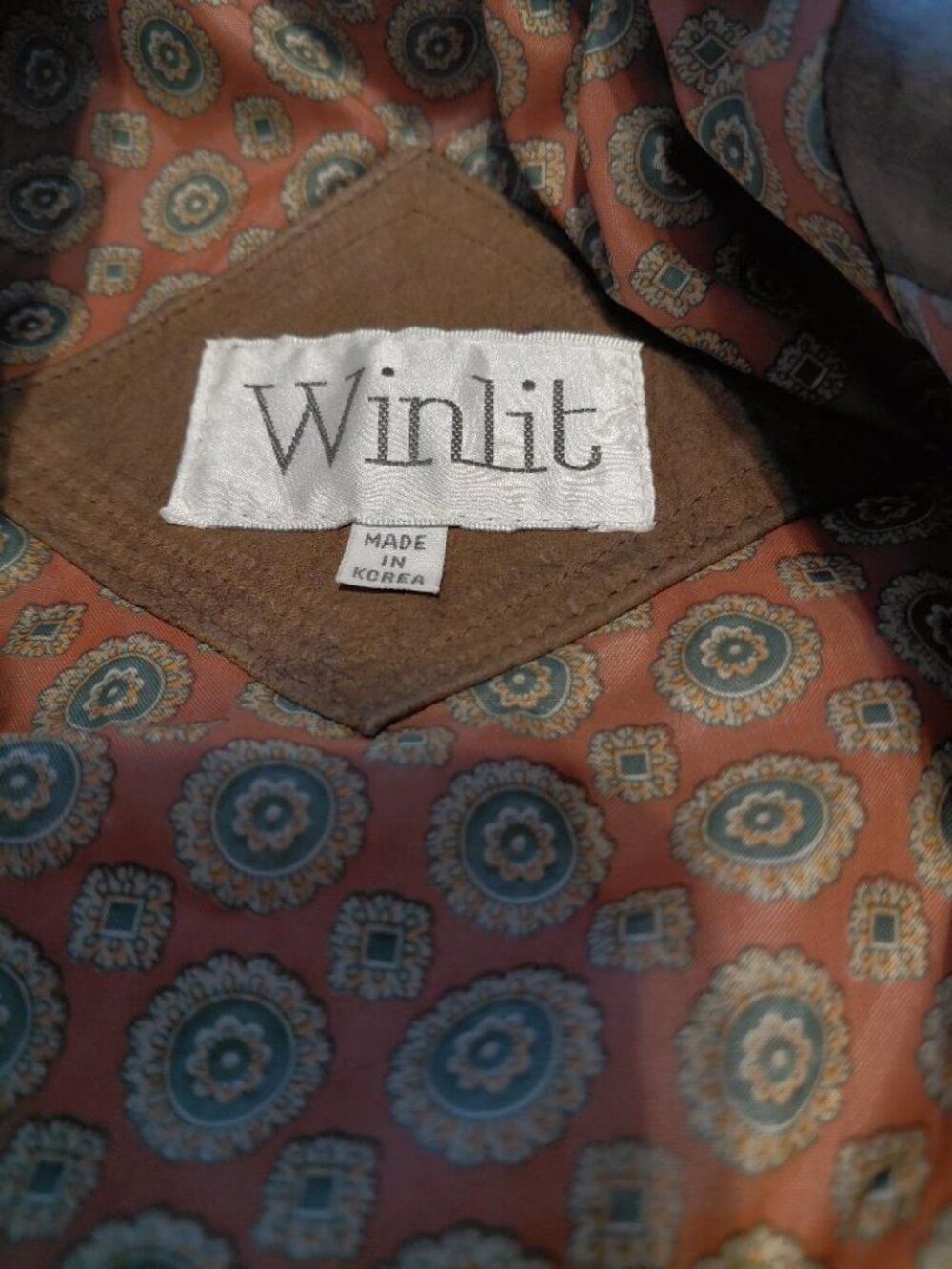 Vintage Winlit Brown Distressed Leather Jacket - Picture 2 of 7
